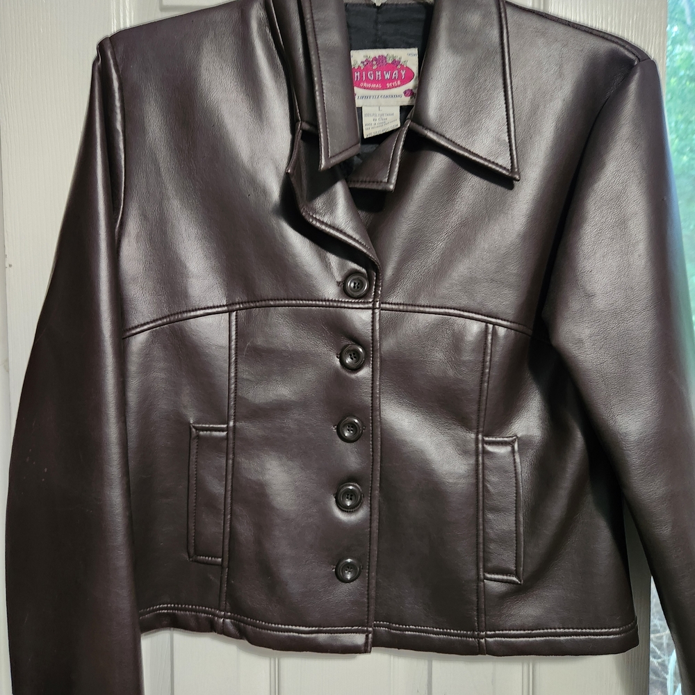 Women's Brown Leather Jacket